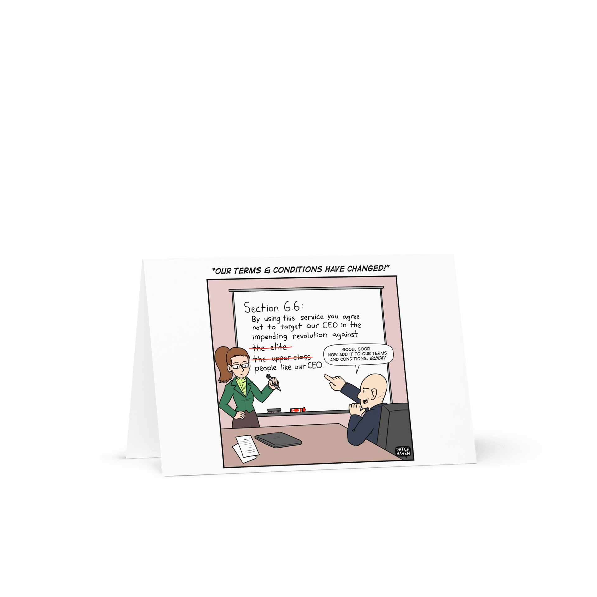 "Our terms & conditions have changed!" card product image (1)