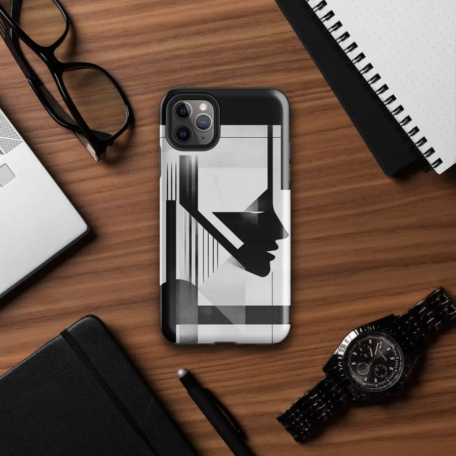 Abstract Persona 003 (Black) (Iphone Tough Case) product image (7)