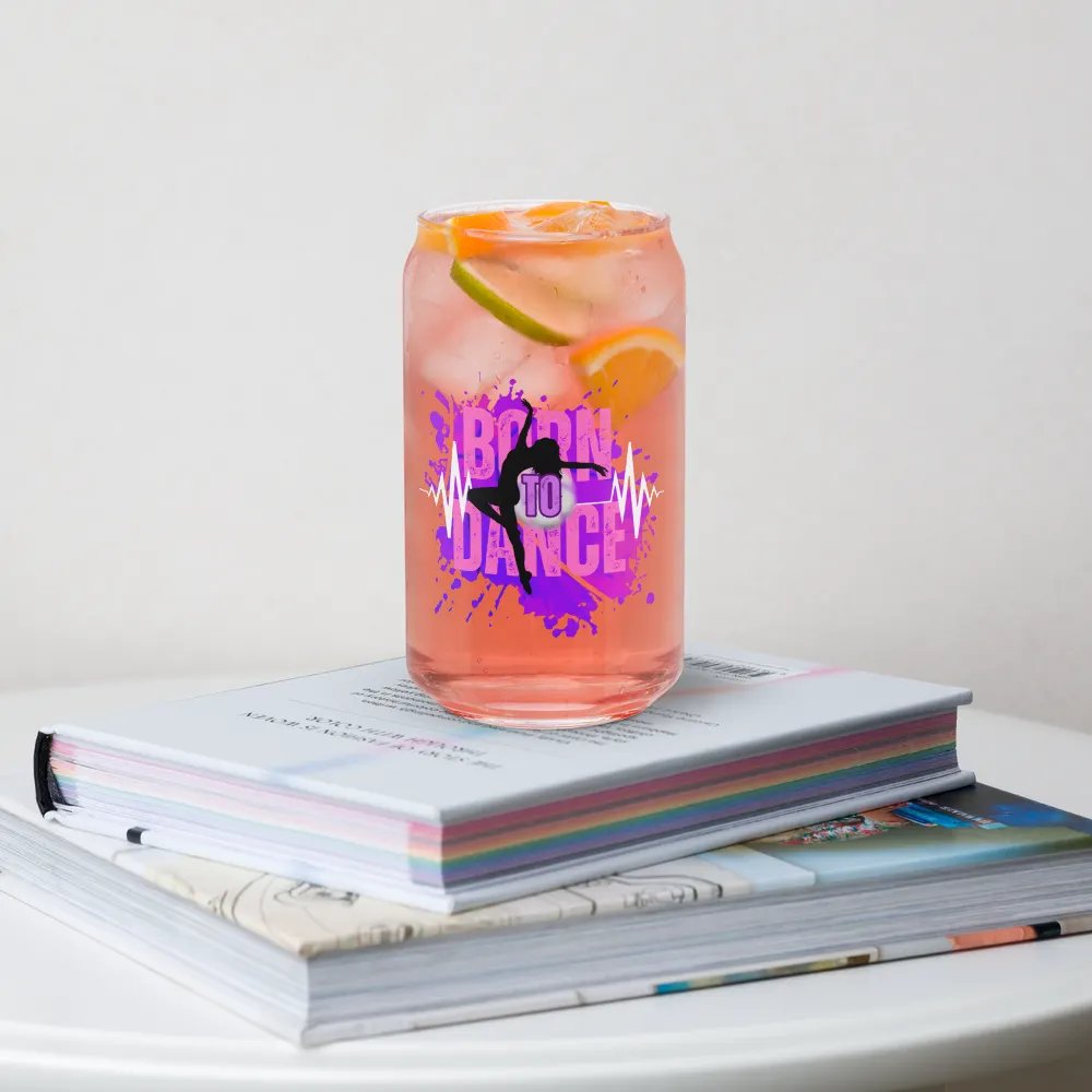 Born to Dance Her Silhouette Energetic Beats Glass product image (34)