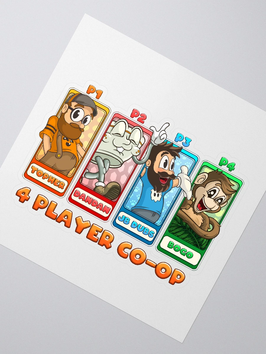 4 Player Co-Op - Sticker product image (2)