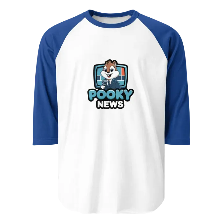 Pooky News ¾ Sleeve Raglan Tee product image (1)