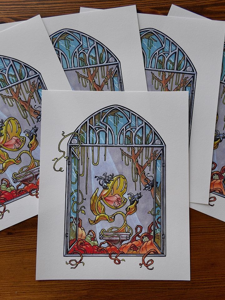 Moonlit Conservatory Print product image (1)