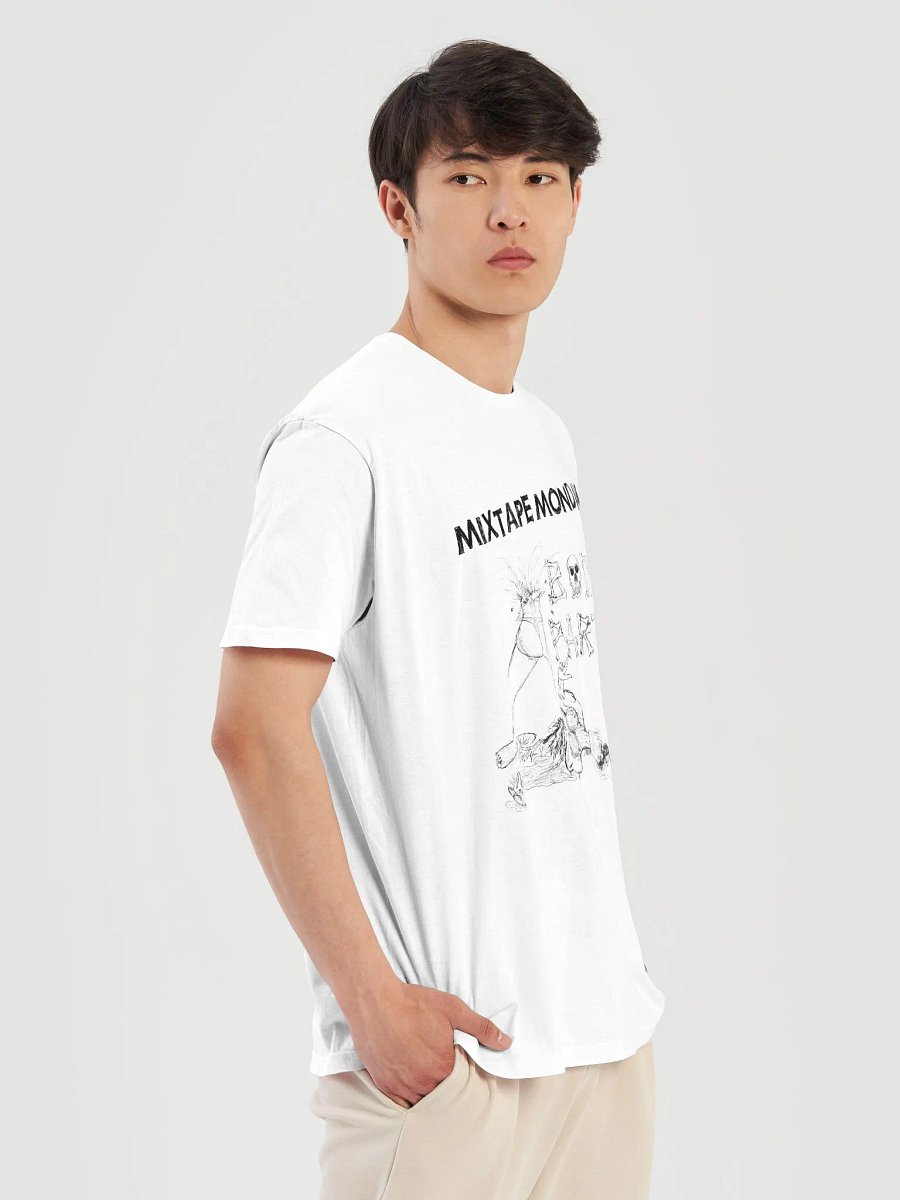 Body Parts Tee // Black on White product image (5)