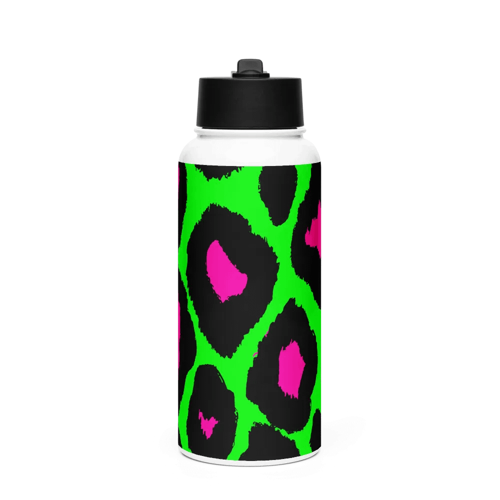Wild Leopard Print Stainless Steel Water Bottle product image (1)