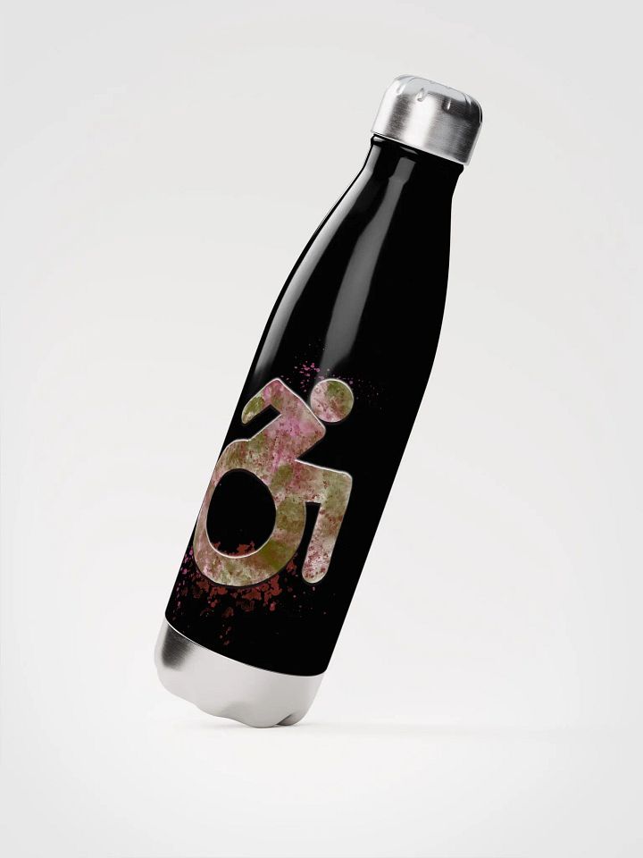 Wheelie, Pink Splash SS Water Bottle product image (2)