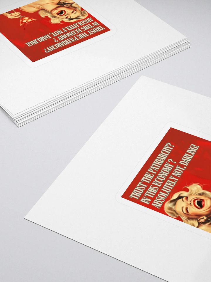 Trust The Patriarchy? Sticker product image (2)
