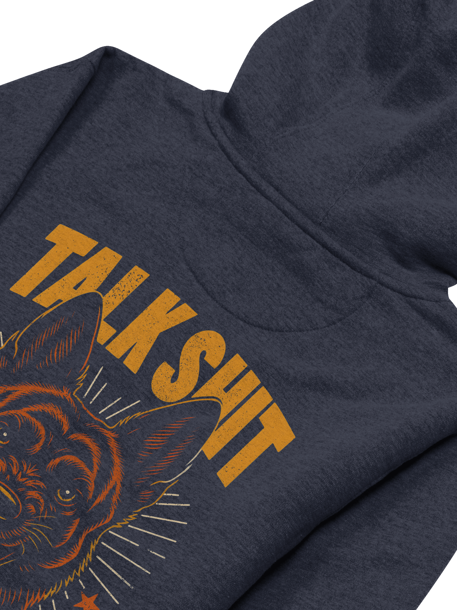 Talk Sh*#t Get Bit Dutch Shepherd - Premium Adult Unisex Hoodie **New Larger Image product image (2)