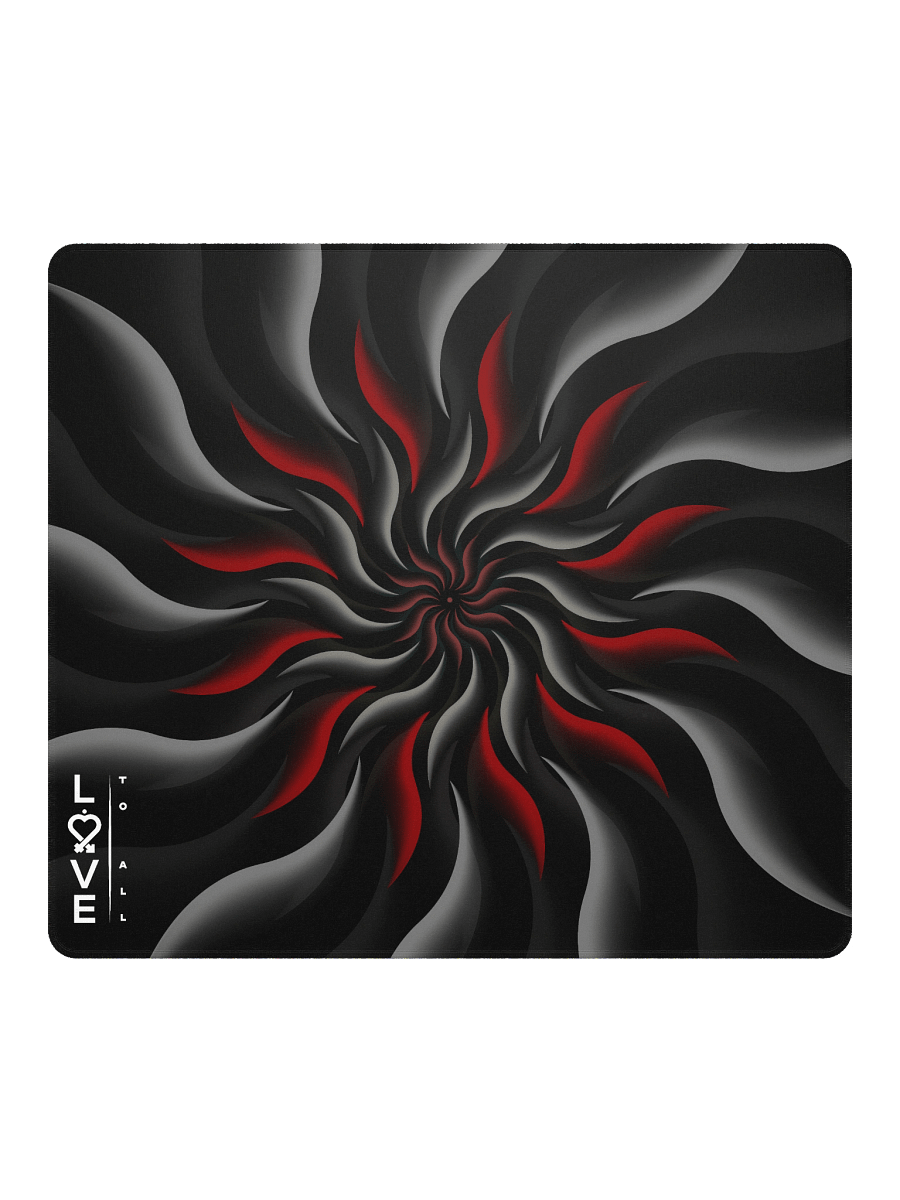 Red Mandala Large Mousepad product image (3)