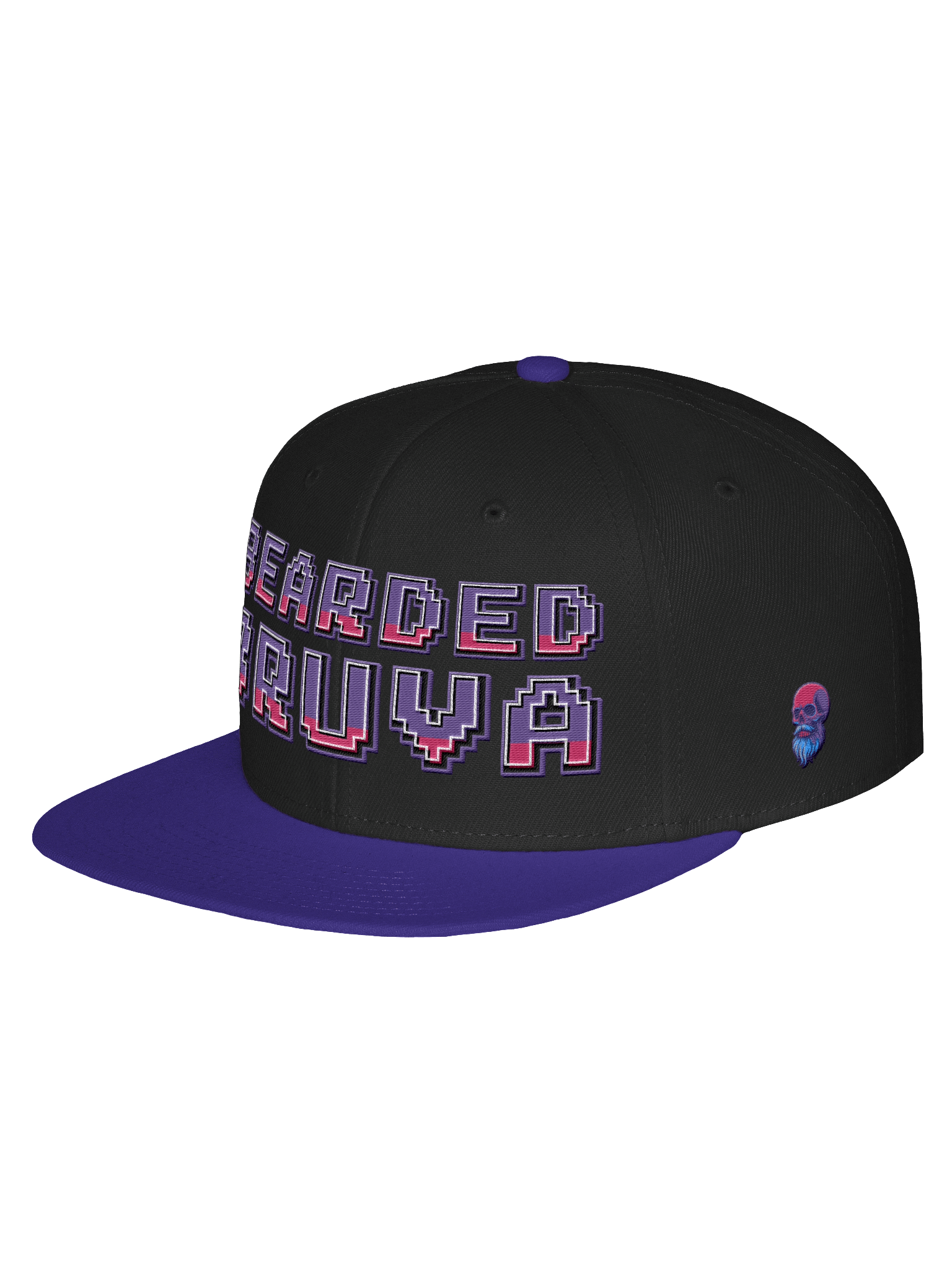 Bearded Skull Snapback Cap product image (2)