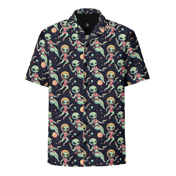 Galactic Encounter Hawaiian Shirt product image (1)