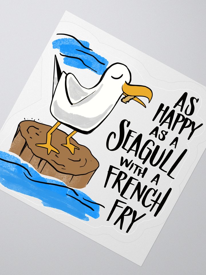 Happy as a Seagull Sticker product image (2)