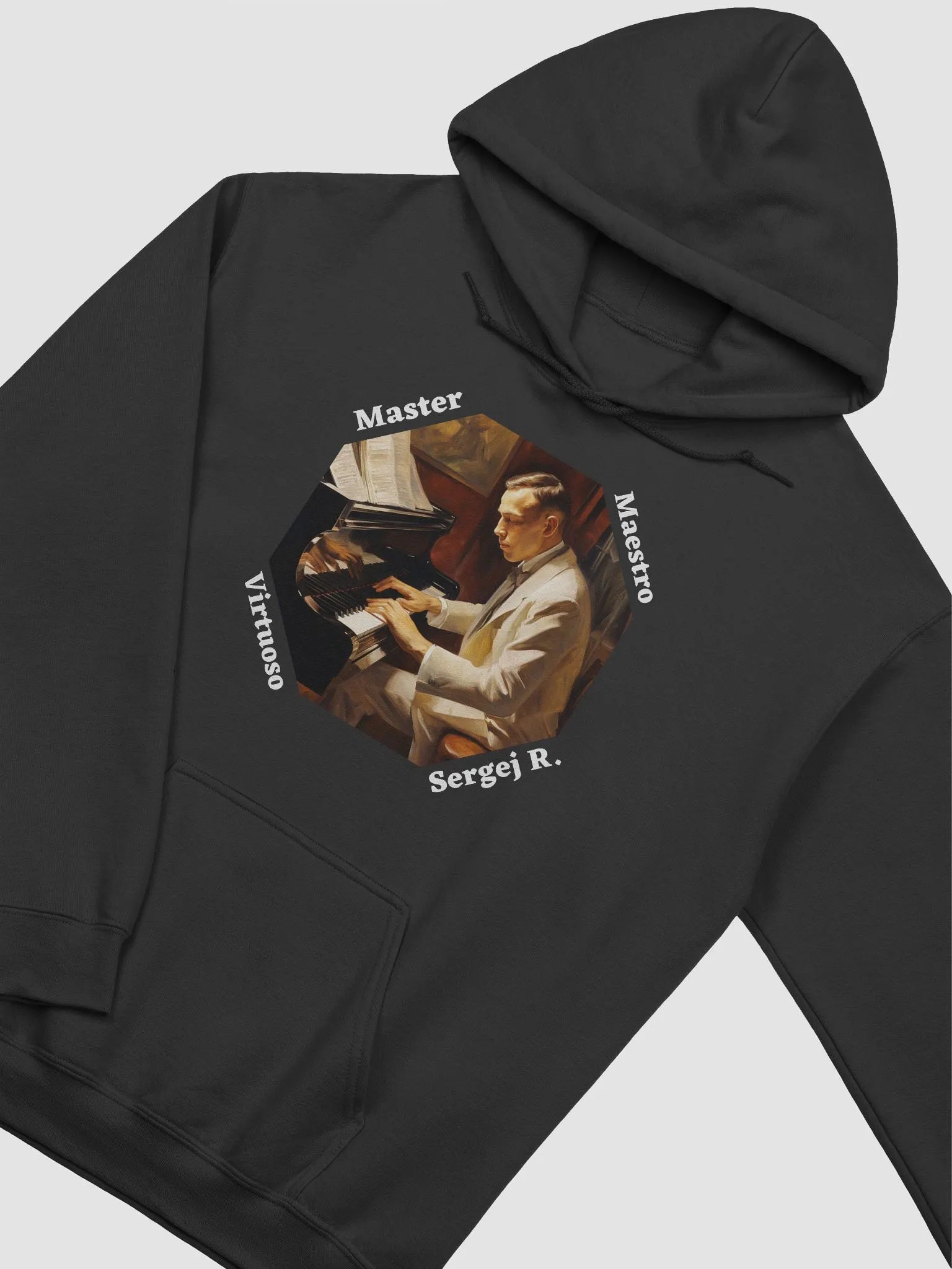 Sergej Rachmaninov - Master Virtuoso | Dark Hoodie product image (2)