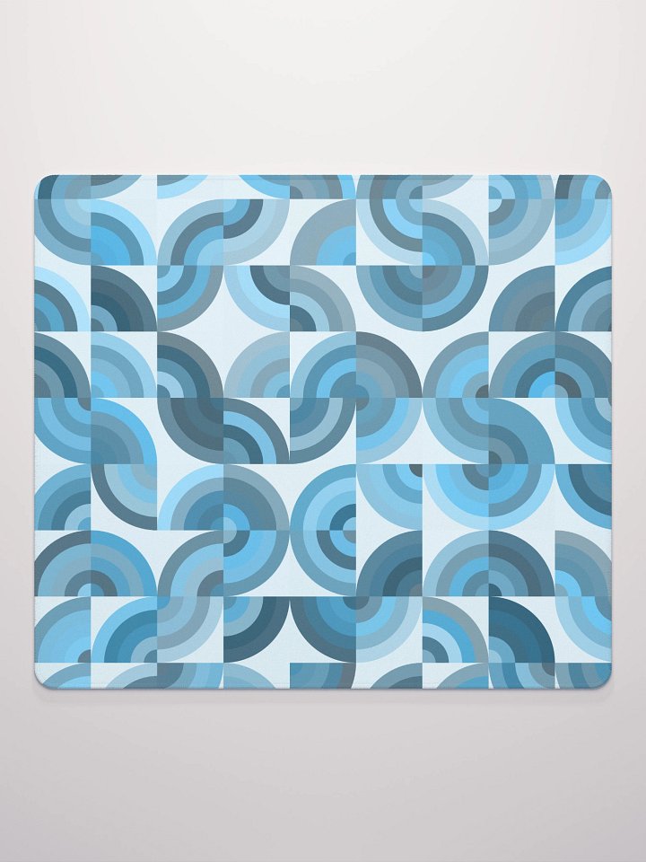 Ethereal Blue Circle Gaming Mouse Pad product image (4)