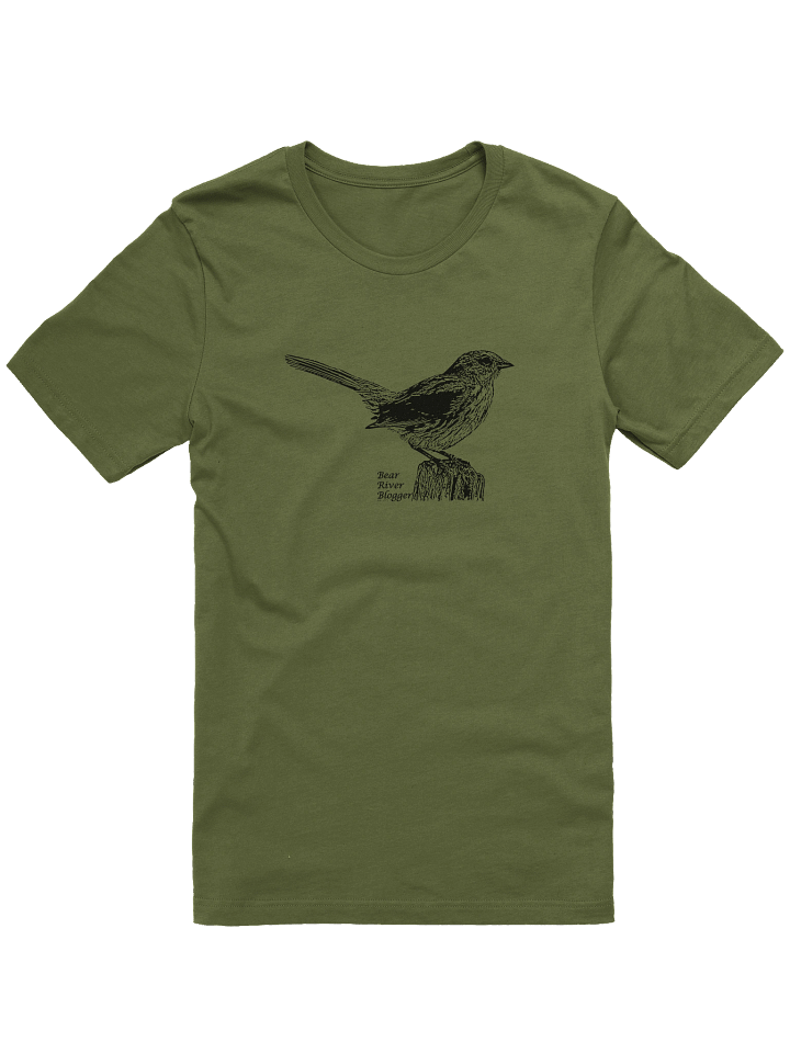 Song Sparrow Birdwatching Soft Tee product image (2)