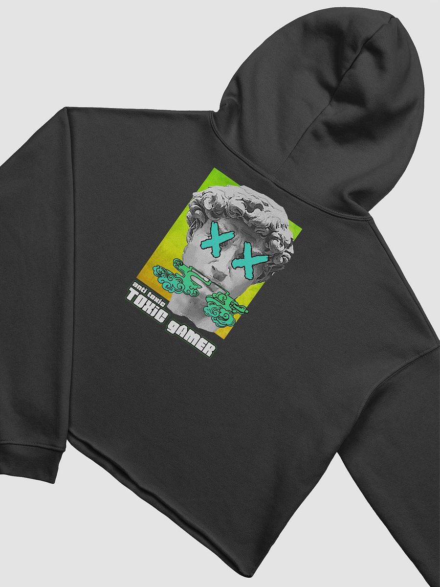 Anti-Toxic-Toxic-Gamer Crop Hoodie product image (5)