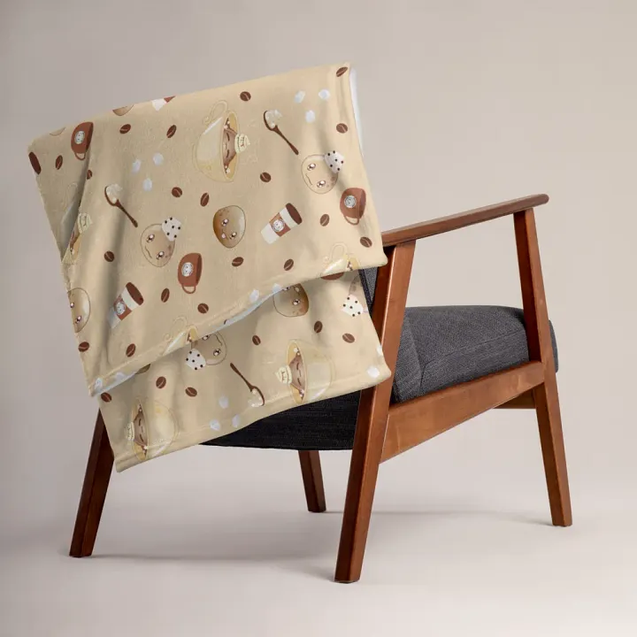 Coffee Slime Throw Blanket product image (1)