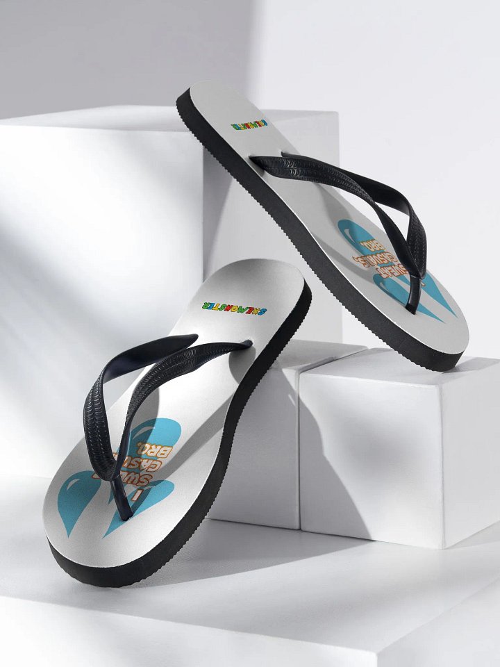 Straightedge Monster I Sweat Casuals Bro FLIP FLOPS product image (2)