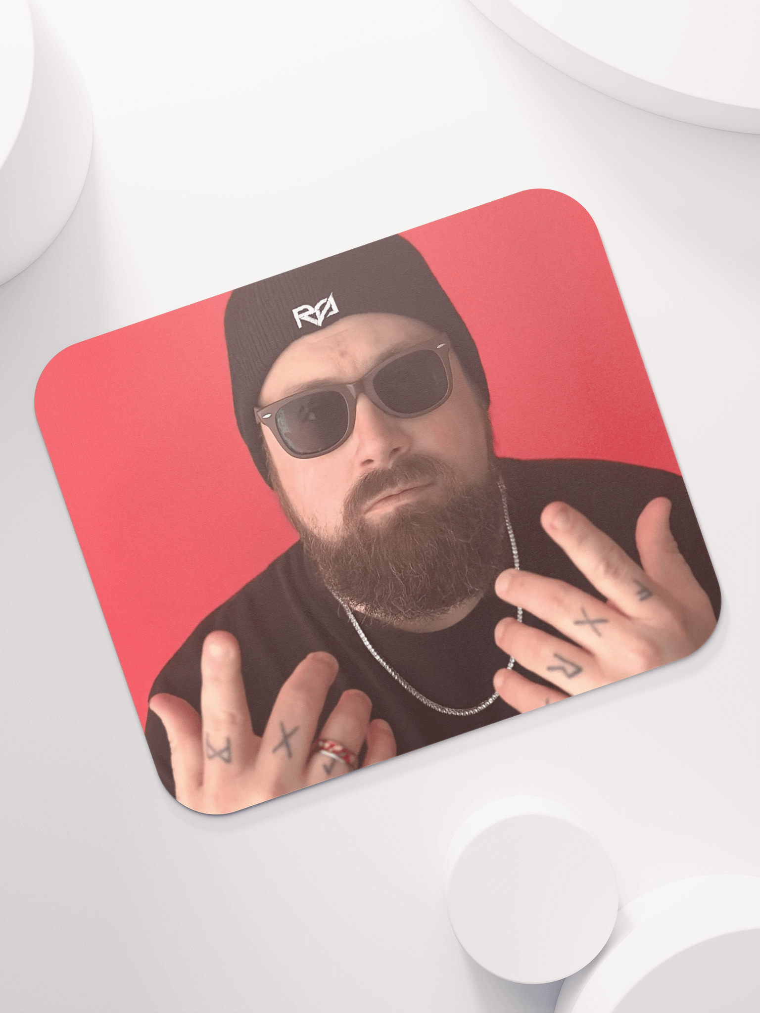 Raspberry Sky Red Mouse Pad product image (7)