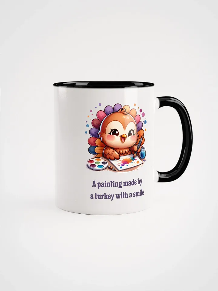 A Painting Made By A Turkey With A Smile Mug product image (1)