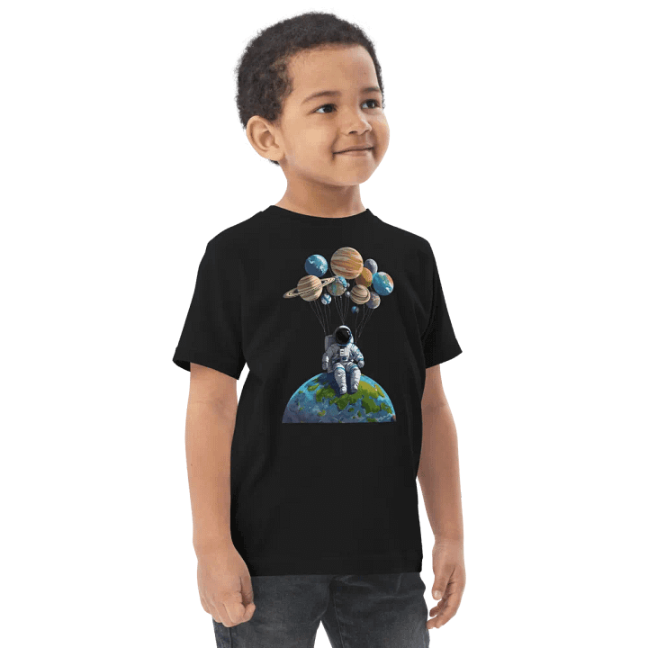 AstroToddler: Cosmic Adventure Jersey T-Shirt product image (2)