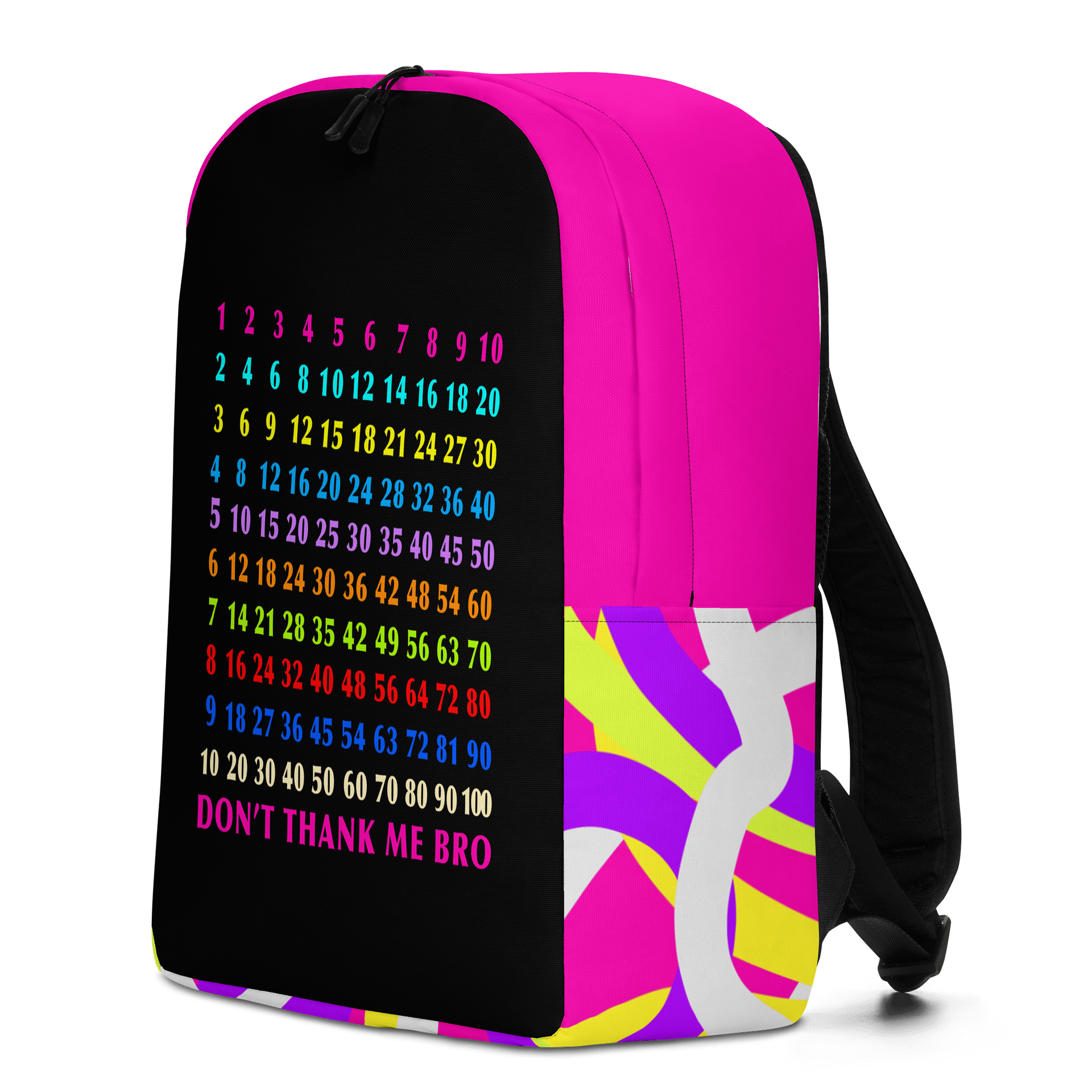 Numeric Rainbow All-Over Print Backpack product image (2)