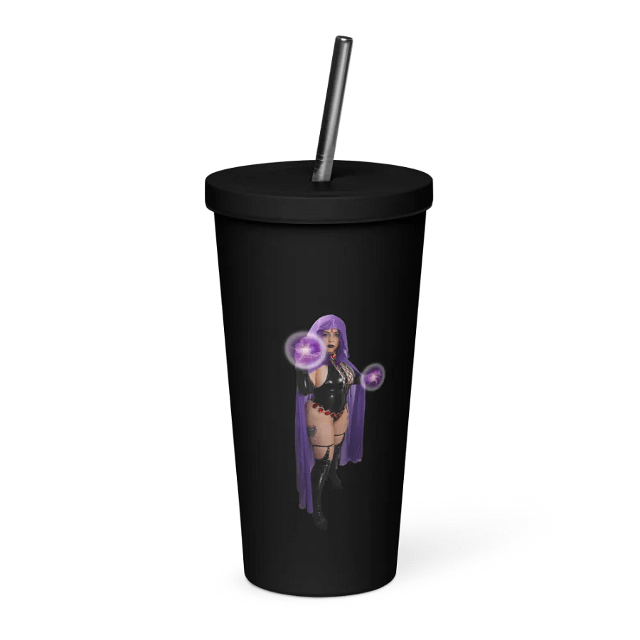 Raven Insulated Tumbler w/ Straw product image (1)