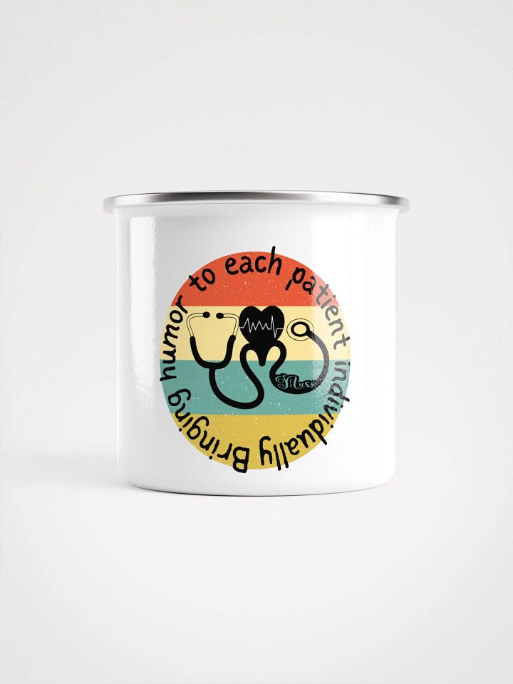 Bringing humor to each patient individually Enamel Mug product image (2)