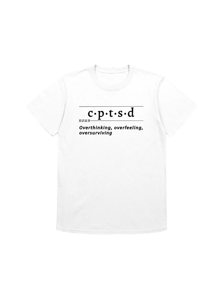 CPTSD Definition Unisex Tee blk v2 product image (1)