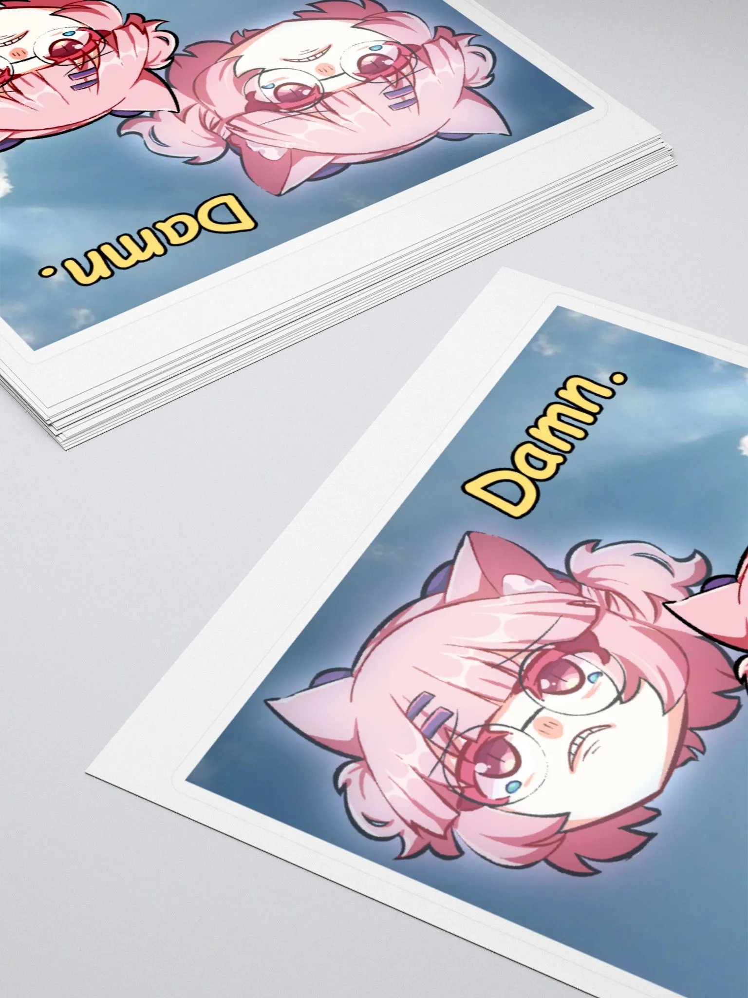 Damn. I exist. Sticker product image (4)