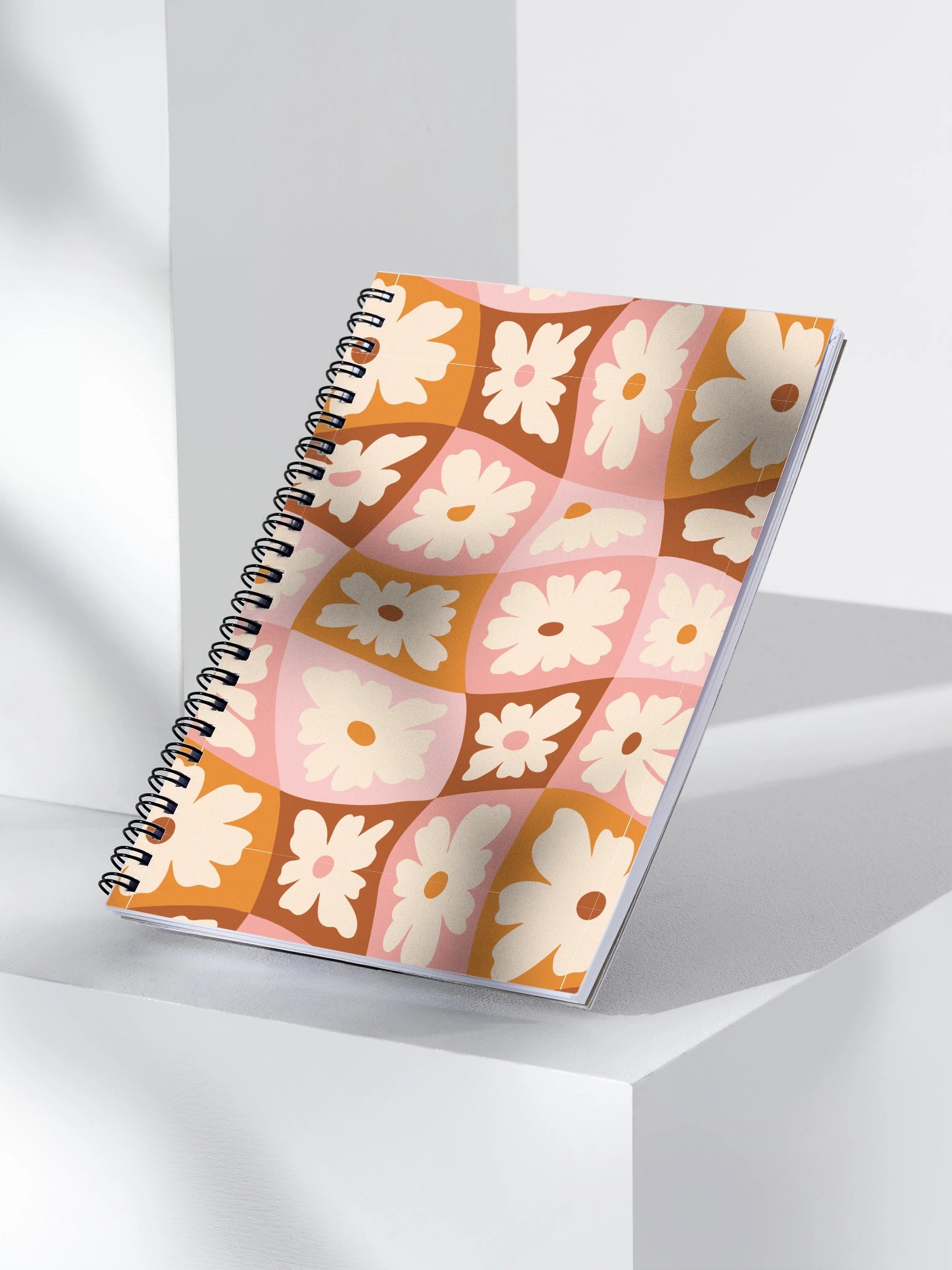 Floral Wave Spiral Notebook product image (3)