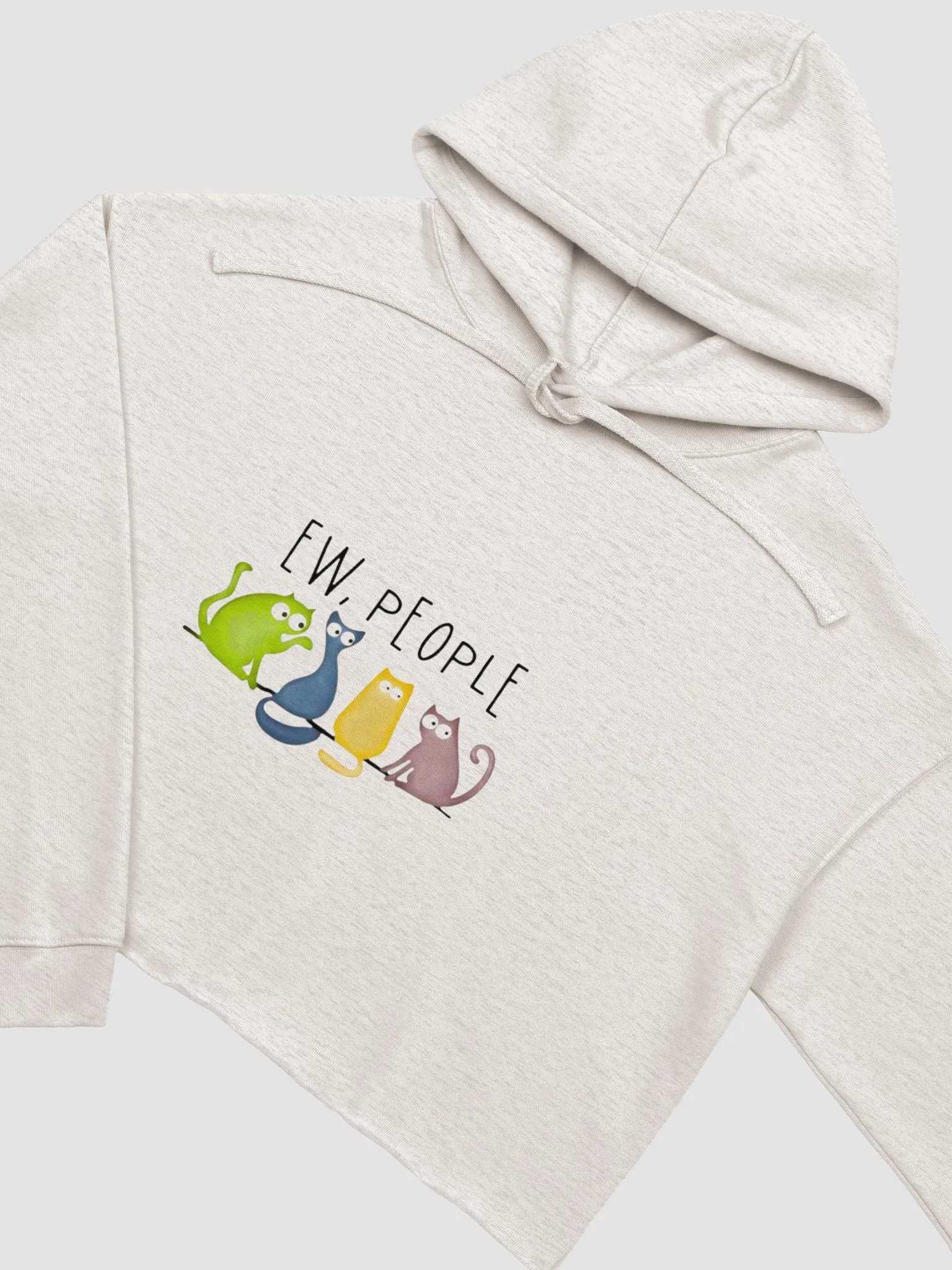Cat's Attitude Cropped Hoodie product image (11)