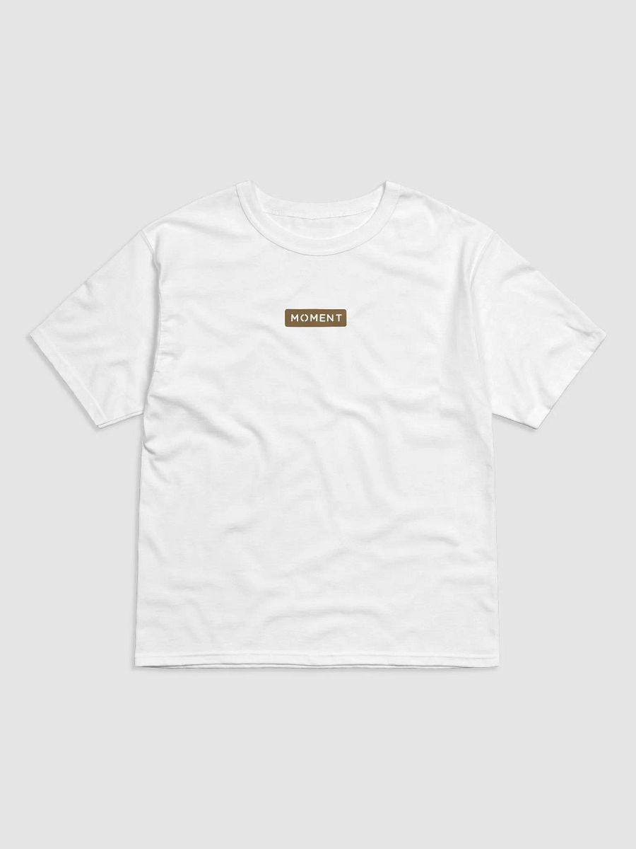 Moment Logo White Tee product image (1)