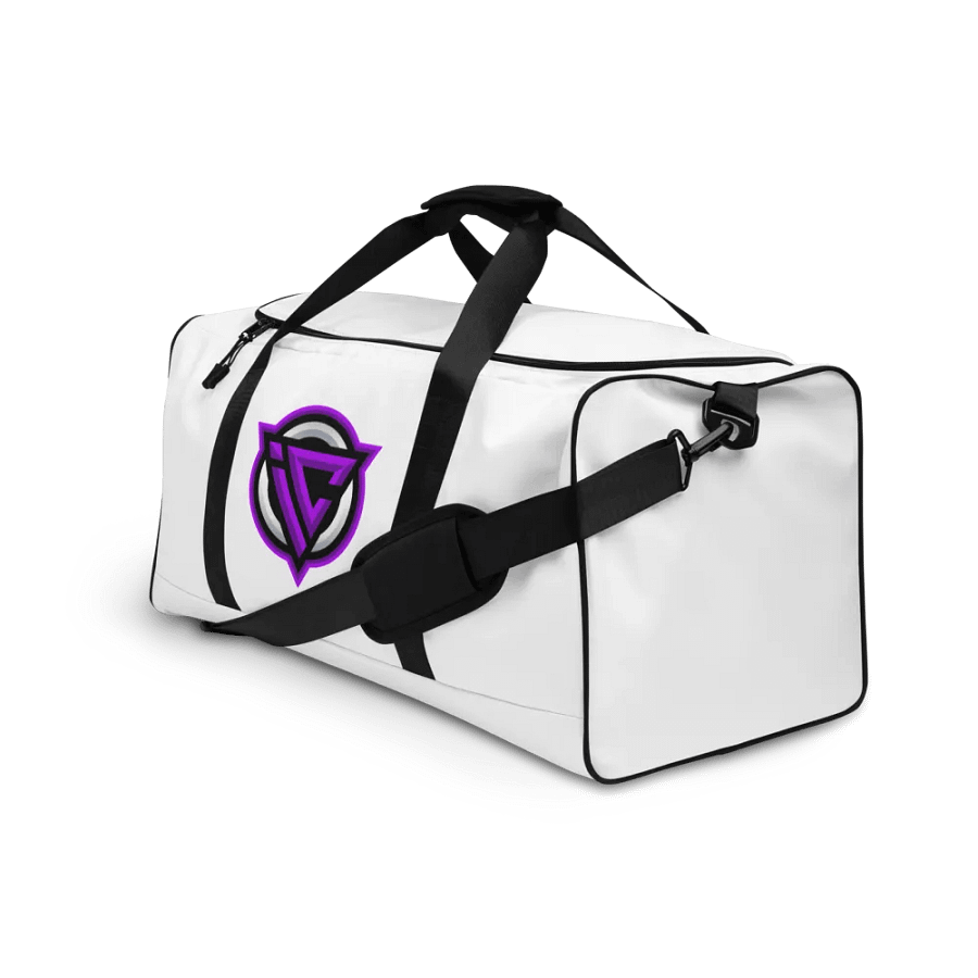 Iconic White & Black Duffle Bag product image (3)