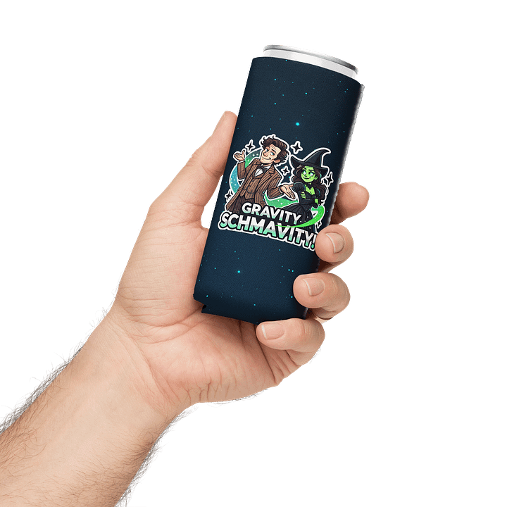 Defying Gravity Schmavity Can Cooler – Funny Wicked Whovian Coozie Gift product image (1)