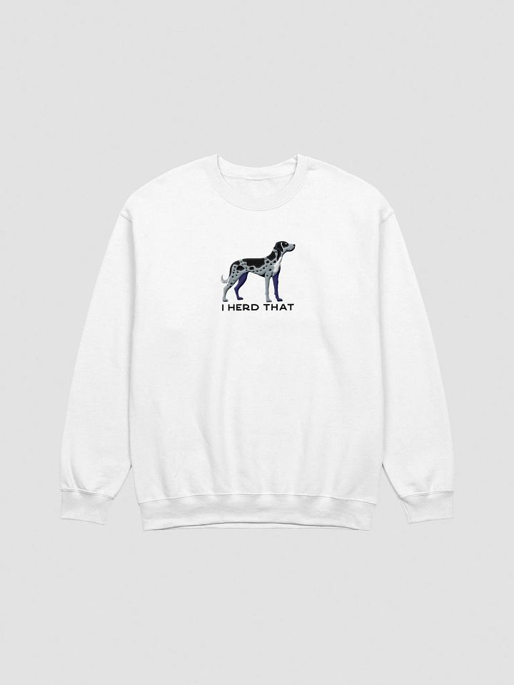 I Herd That Sweatshirt (Embroidered) of a Catahoula Leopard Dog(Blue Leopard) product image (16)