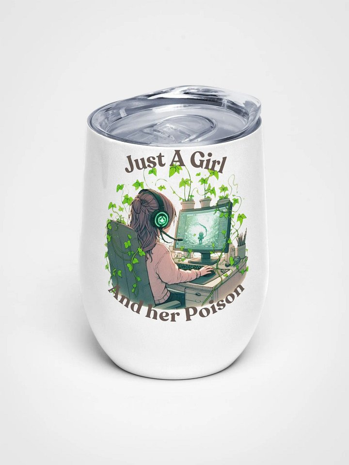 Just a Girl Wine Tumbler product image (1)