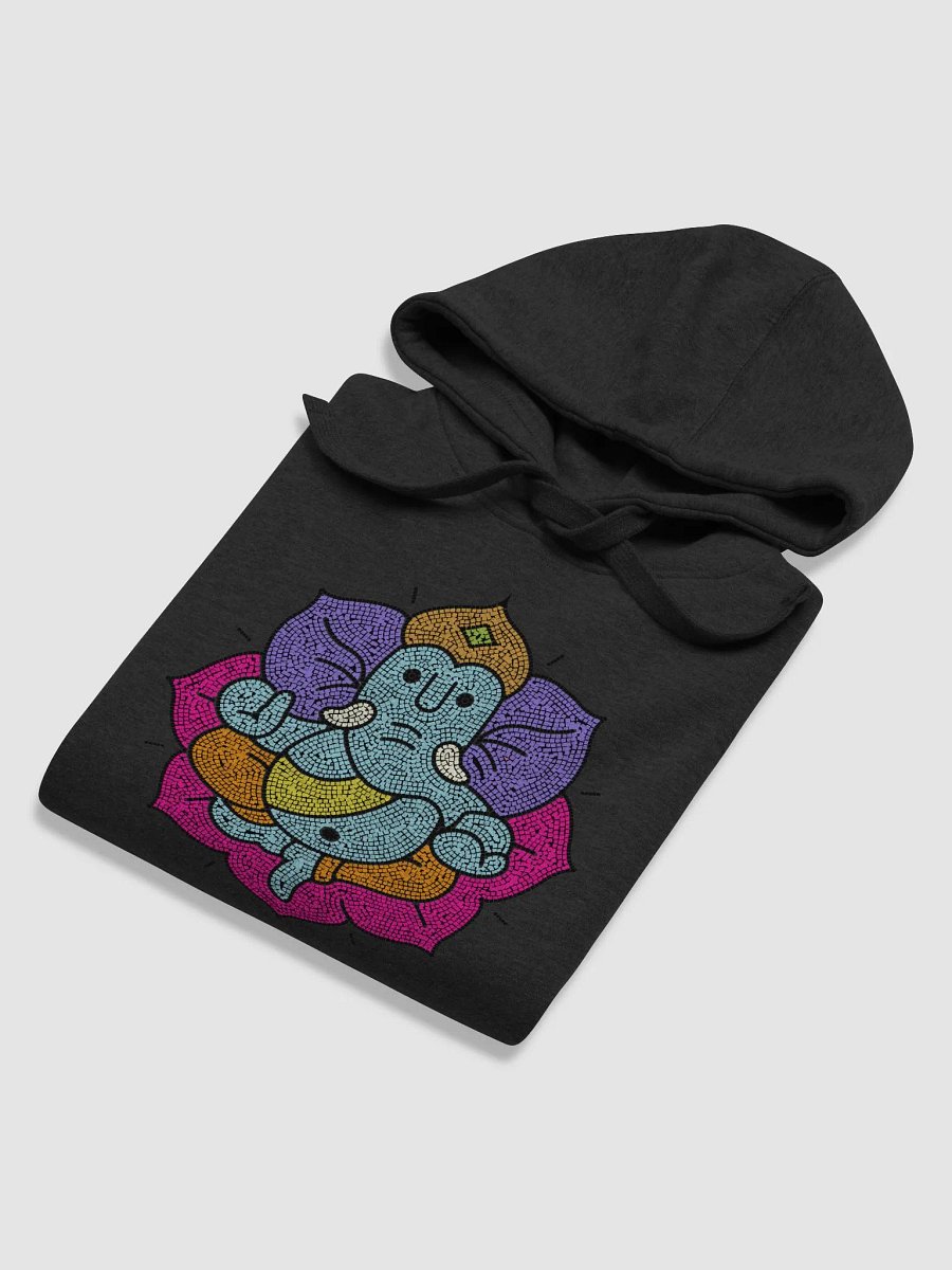 Ganesha Mosaic Lotus: Vibrant Spiritual Art Premium Hoodie product image (78)