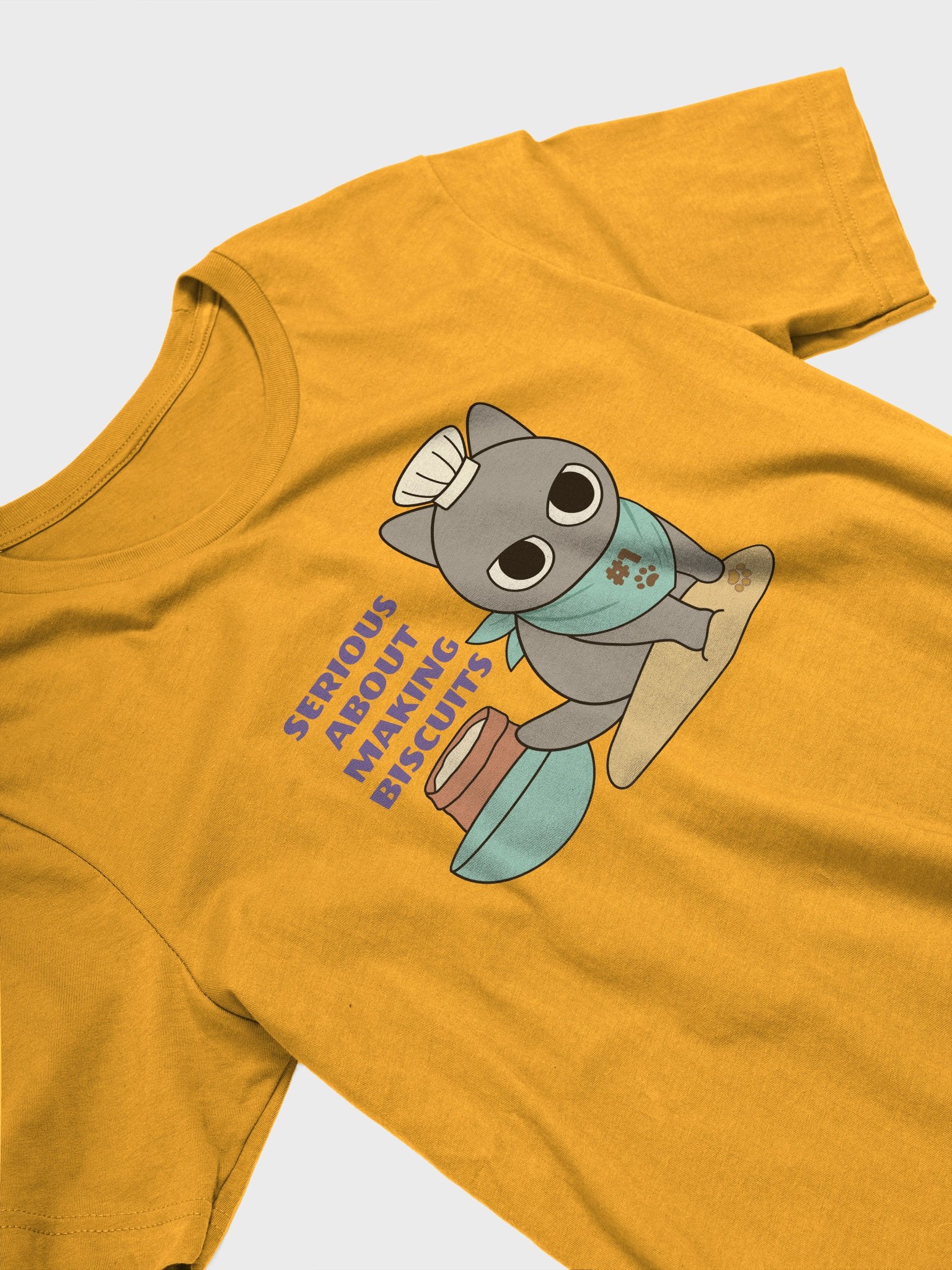 Biscuit Cat - Unisex Adult Super Soft Lightweight T-shirt product image (2)