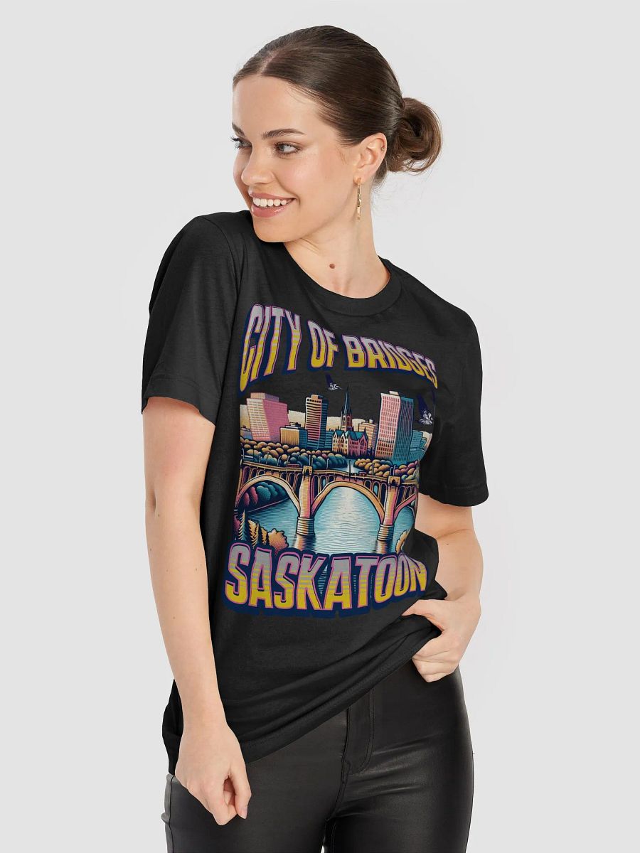 City of Bridges Saskatoon Pelican T-Shirt product image (5)