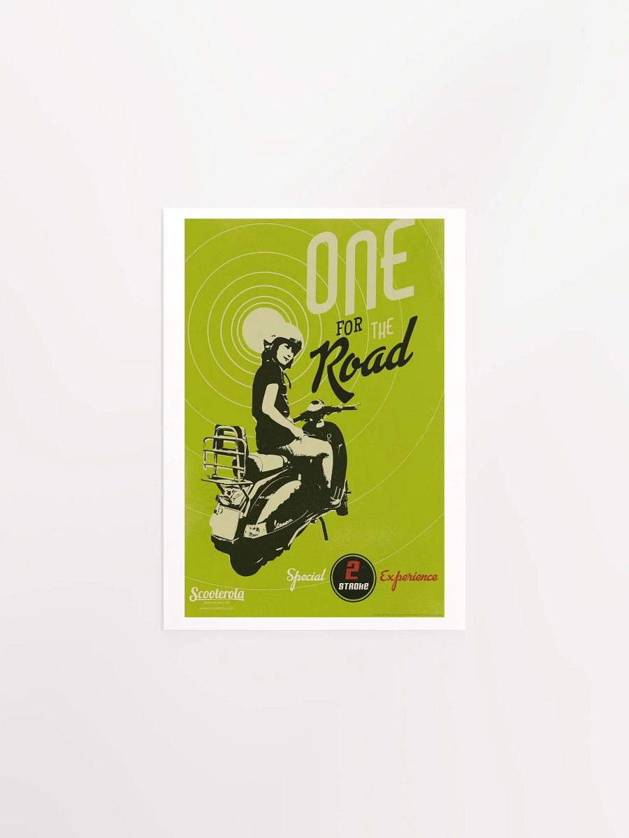 One For the Road Vintage Scooterola Poster product image (3)