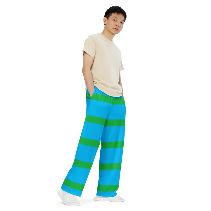 8-Bit Unisex Wide-Leg Pants product image (2)