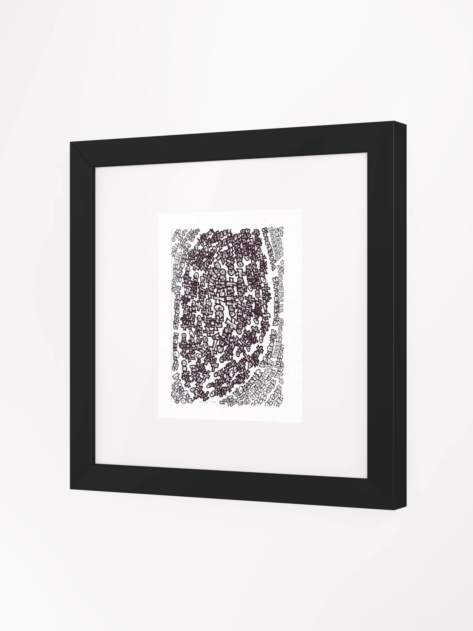 shnozolla tattoo Panel Card Print Framed product image (2)