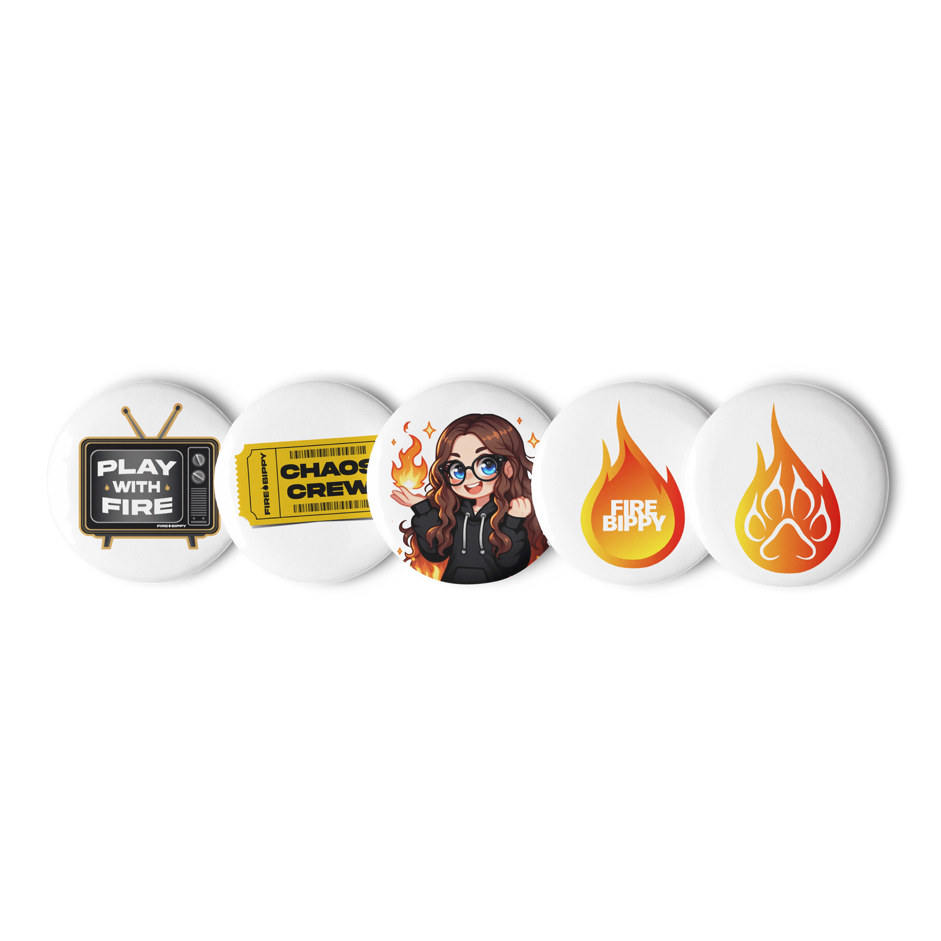 Bippy Button Pin Collection product image (1)