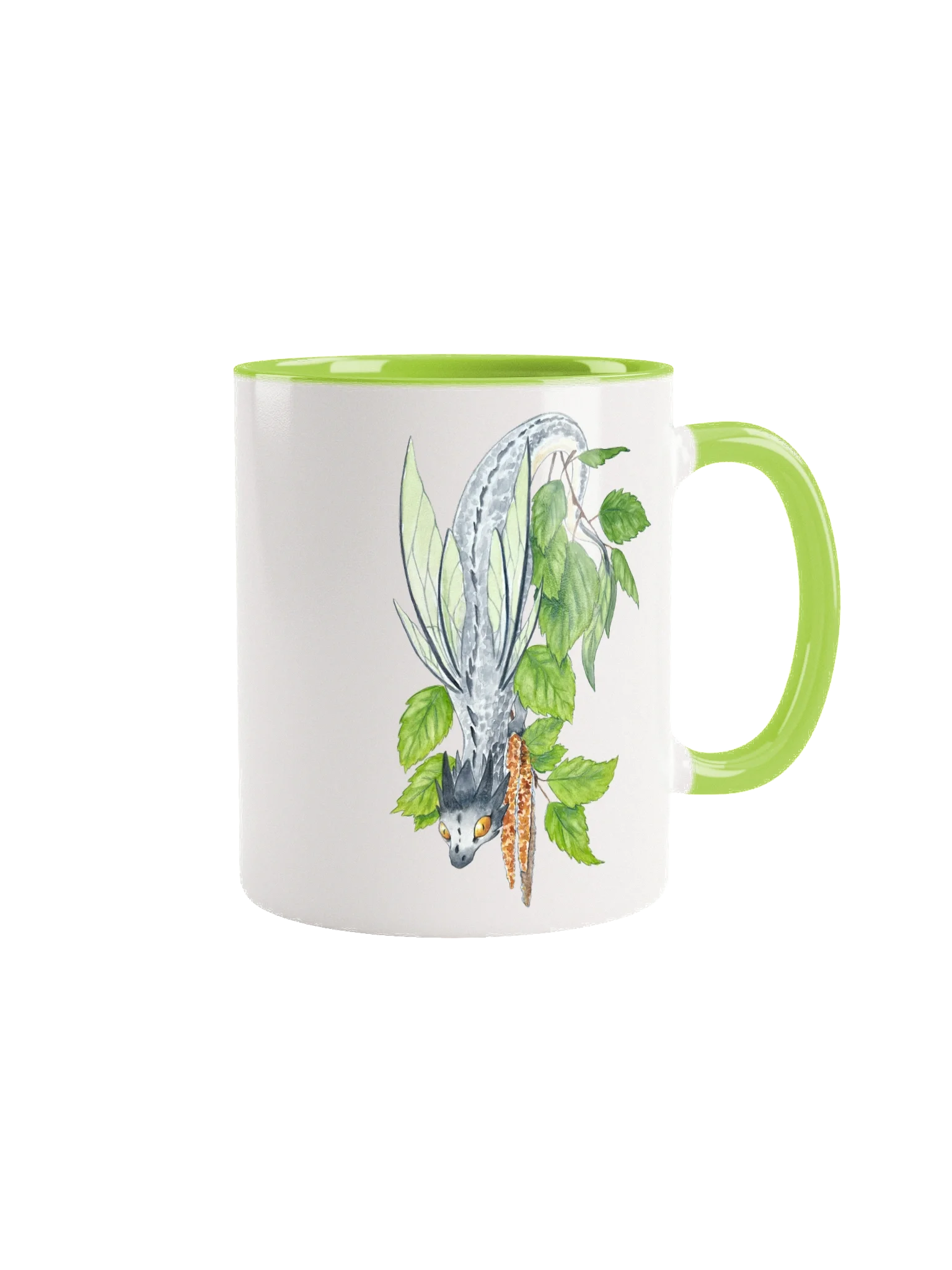 Birch Tree Dragon Inside Color Mug product image (1)