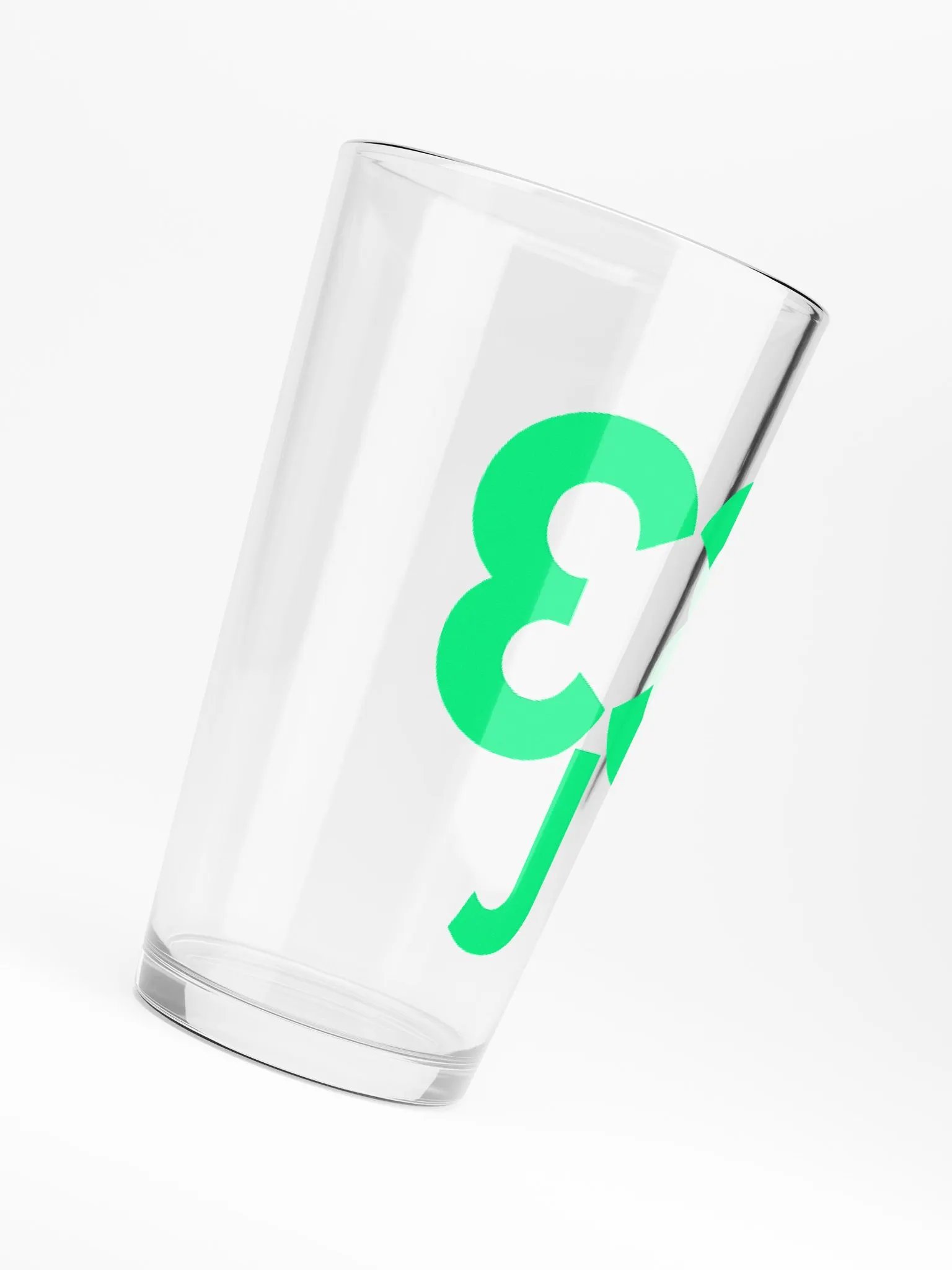 St. Patricks Day Text Clover Pint Glass product image (6)
