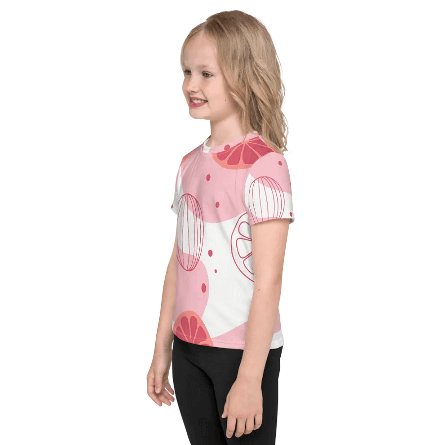 All-Over Print Kids Crew Neck T-Shirt product image (3)