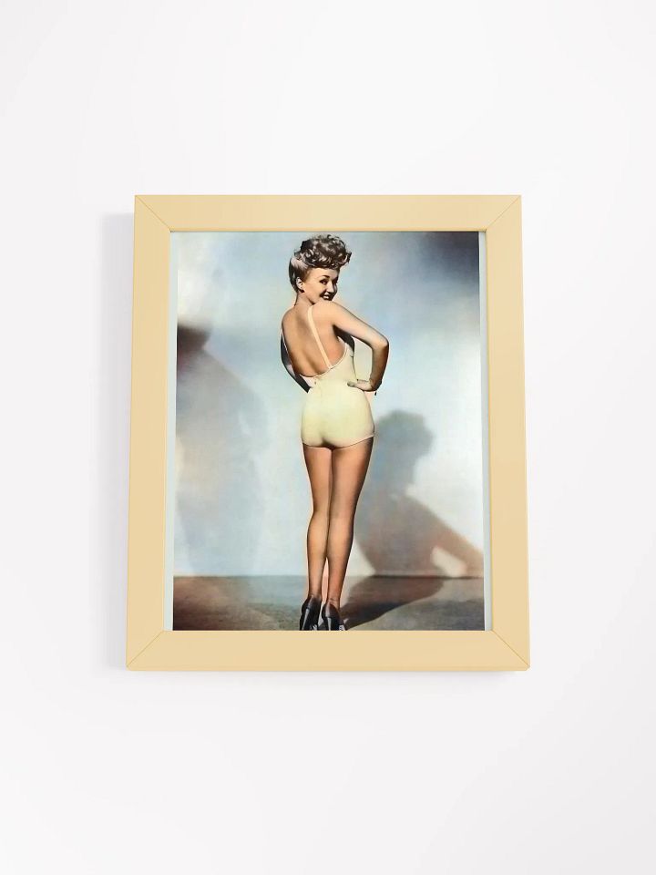 Betty Grable colorized Framed Art product image (6)