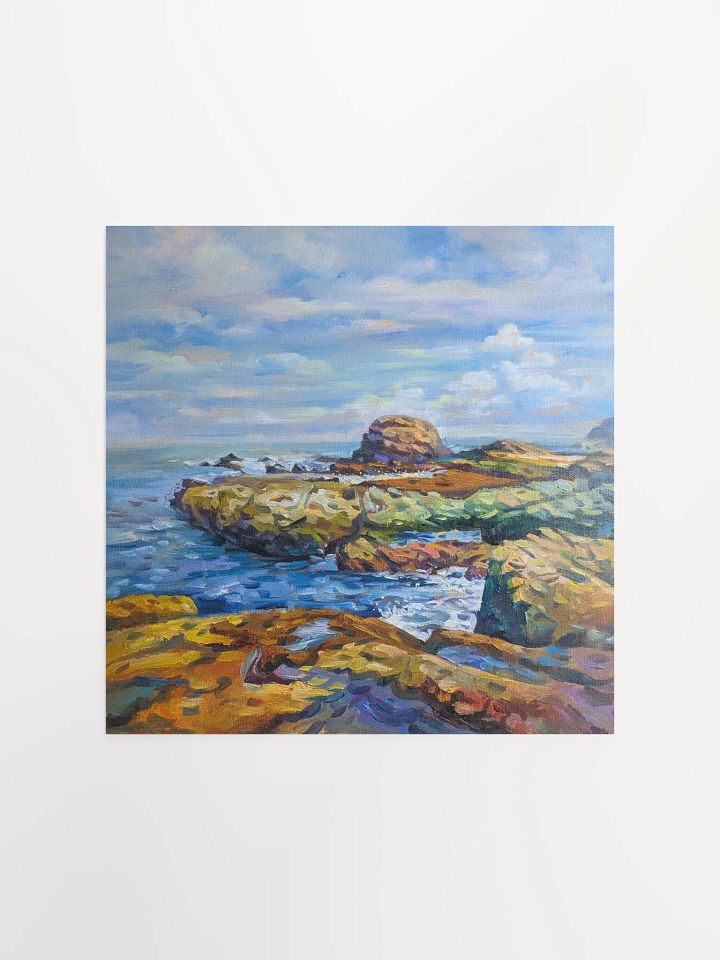 Seaside Landscapes-Oil Painting Paper Poster product image (1)