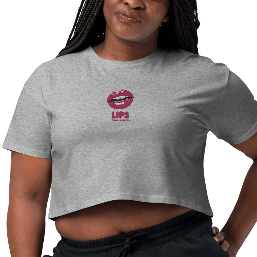 LIPS Graphic Crop Top product image (91)