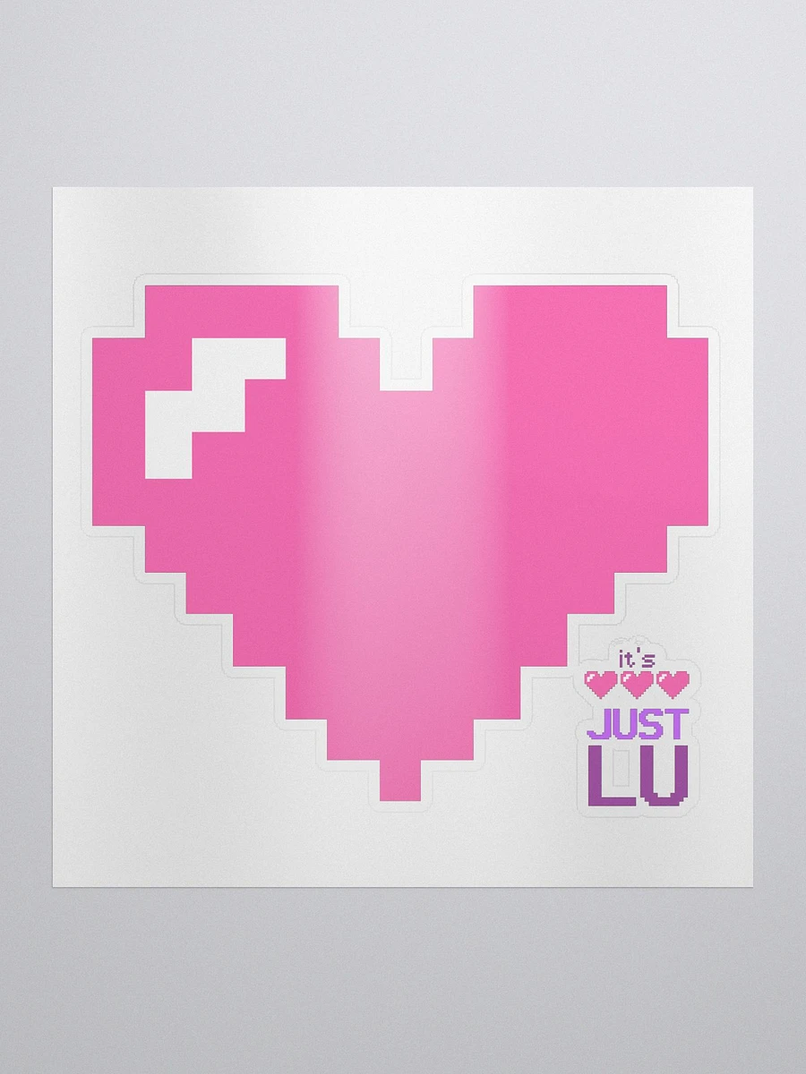 Pixel Heart Sticker product image (1)